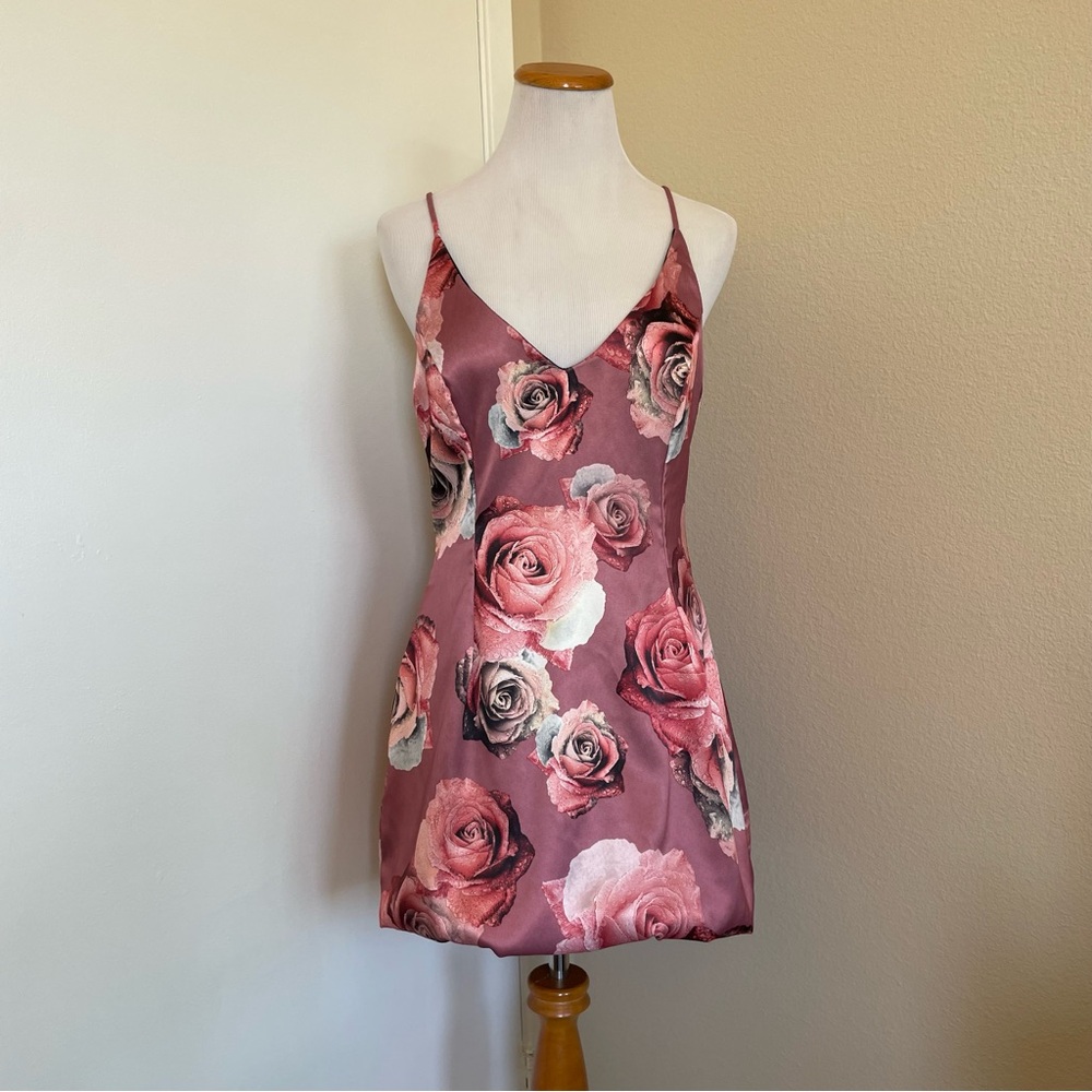 Floral Bubble Dress in Pink NWOT